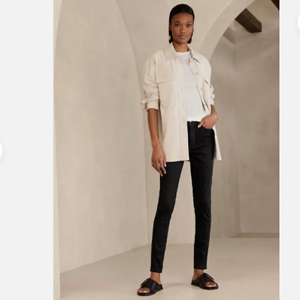 Banana Republic Mid-Rise Zero Gravity Stay Color Skinny Jeans Size 6/28 PETITE